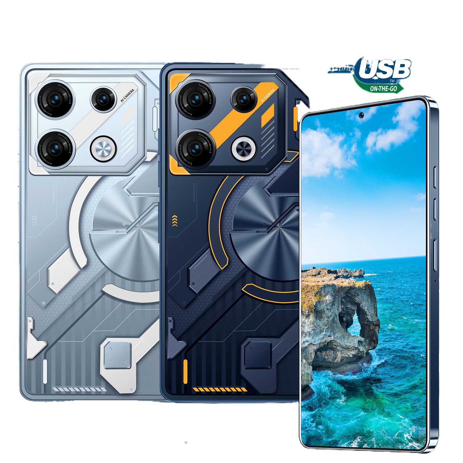 2024 High Quality Factory Outlet 7.3 Inch original GT10 Pro Android13 mobile phone Large Screen 5g 16GB+1TB i nfinix phones
